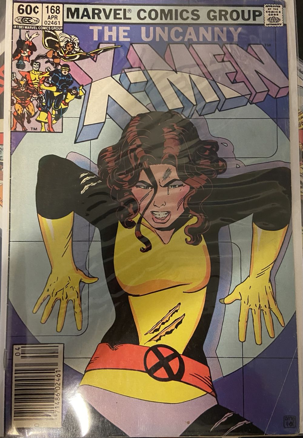 Uncanny X-Men #168 - Marvel (168 - Apr 1983) comic book collectible [Barcode 071486024613] - Main Image 2
