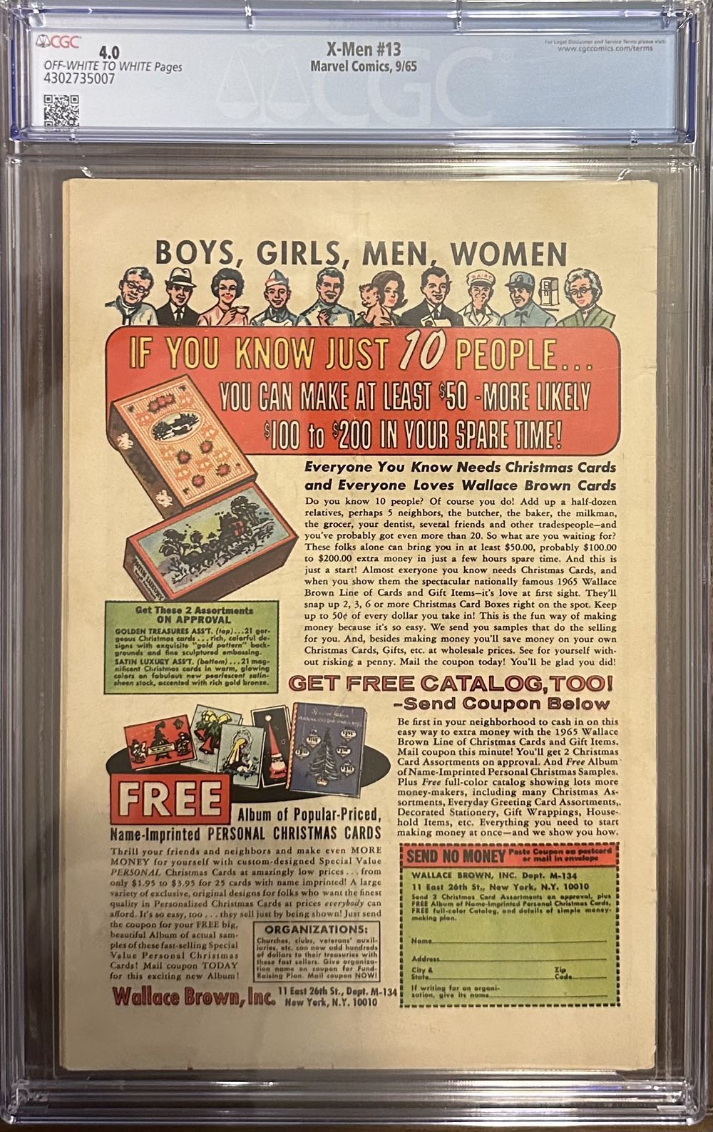 X-Men Vol 1 - Marvel Comics (13 - Sep 1965) comic book collectible [Barcode 9780871355829] - Main Image 3