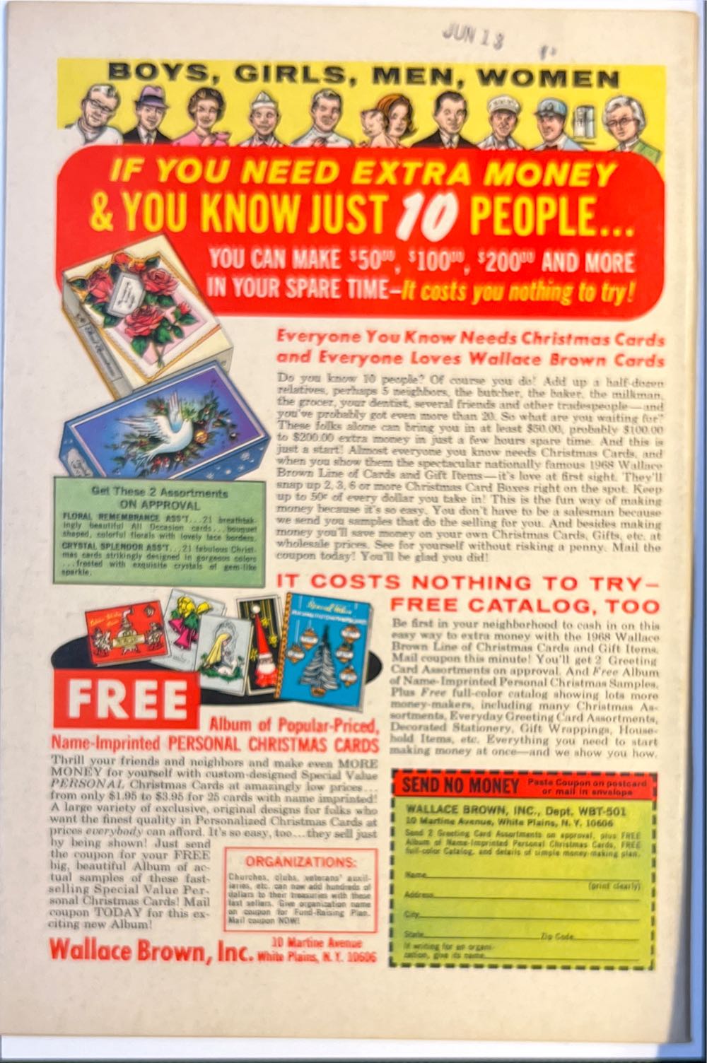 X-Men (1st) - Canam Publishers Sales Corp. (47 - Aug 1968) comic book collectible [Barcode 9780871355829] - Main Image 2