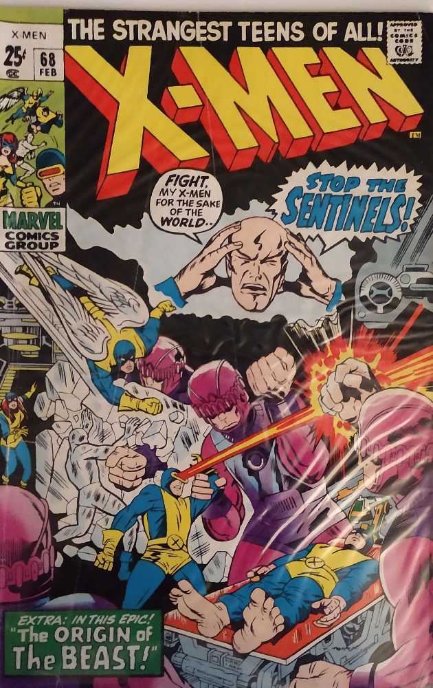 Uncanny X-Men 68 - Marvel Comics (68 - Feb 1971) comic book collectible [Barcode 9780871355829] - Main Image 2