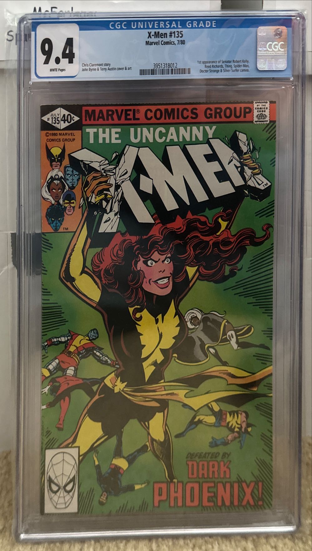 Uncanny X-Men #135 - Marvel (135 - Jul 1980) comic book collectible [Barcode 9780871355829] - Main Image 2