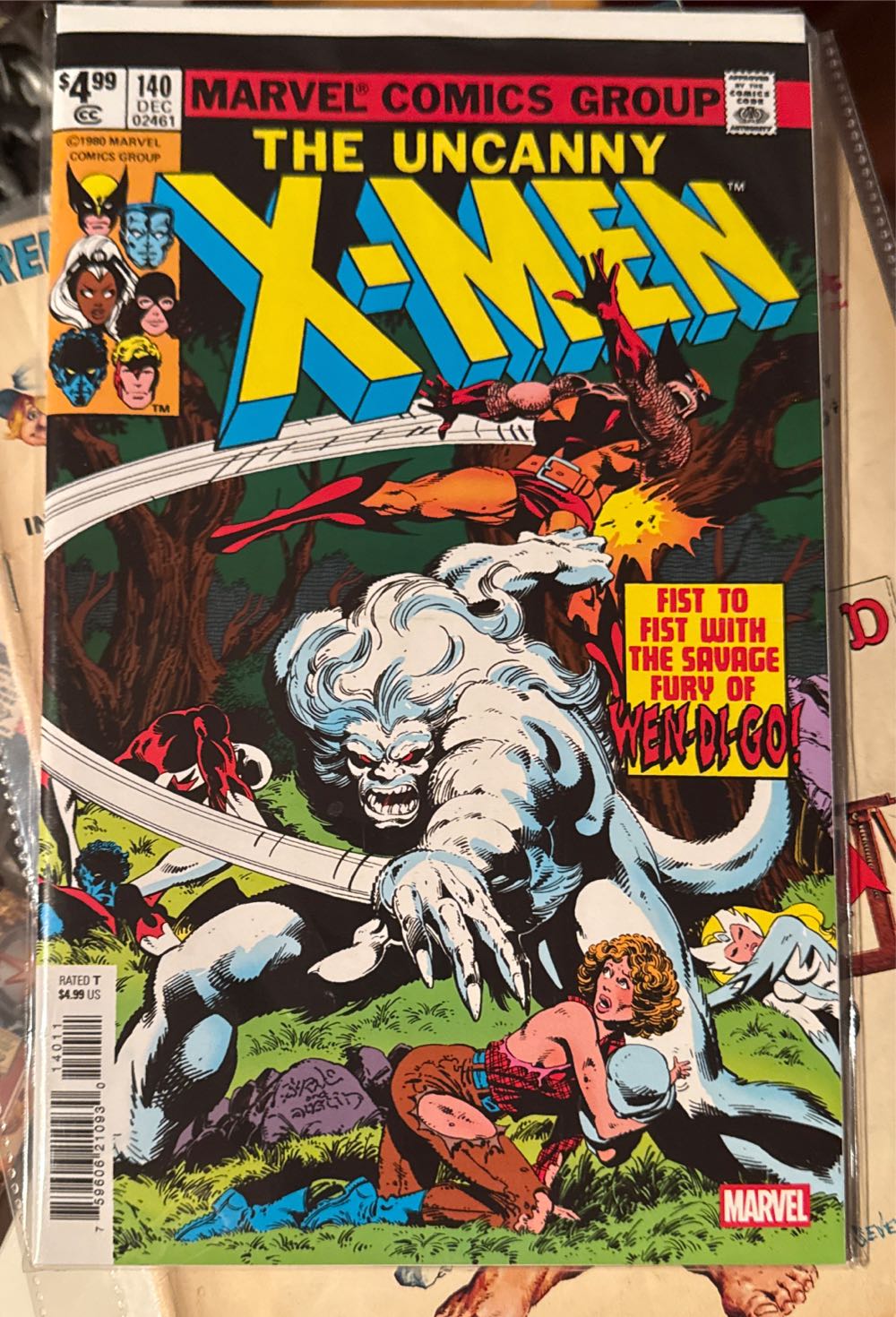 Uncanny X-Men - Marvel Comics Group (140 - Dec 1980) comic book collectible [Barcode 9780871355829] - Main Image 3