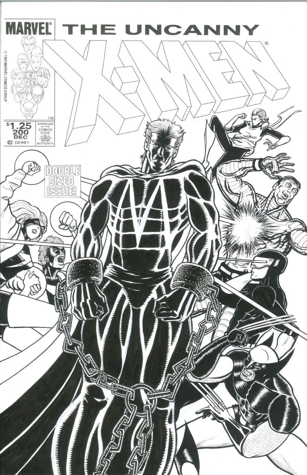 Uncanny X-Men - Marvel Comics (200 - Dec 1985) comic book collectible [Barcode 9780871355829] - Main Image 4