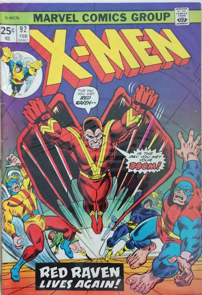 X-Men (1st) - Marvel Comics (92 - Feb 1975) comic book collectible [Barcode 071486024613] - Main Image 2