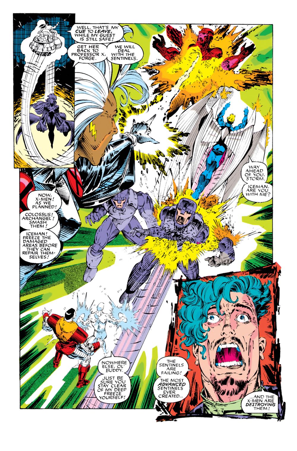 Uncanny X-Men (1st) - Marvel Comics (282 - 11/1991) comic book collectible [Barcode 009281024613] - Main Image 3