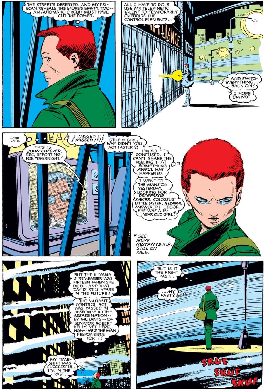 Uncanny X-Men - Marvel Comics (184 - 08/1984) comic book collectible [Barcode 071486024613] - Main Image 3