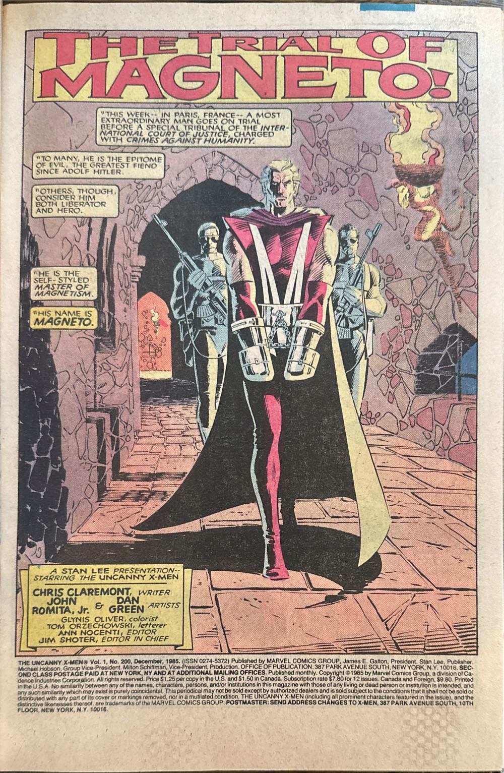 Uncanny X-Men (1963) - Marvel (200 - Dec 1985) comic book collectible [Barcode 071486024613] - Main Image 2