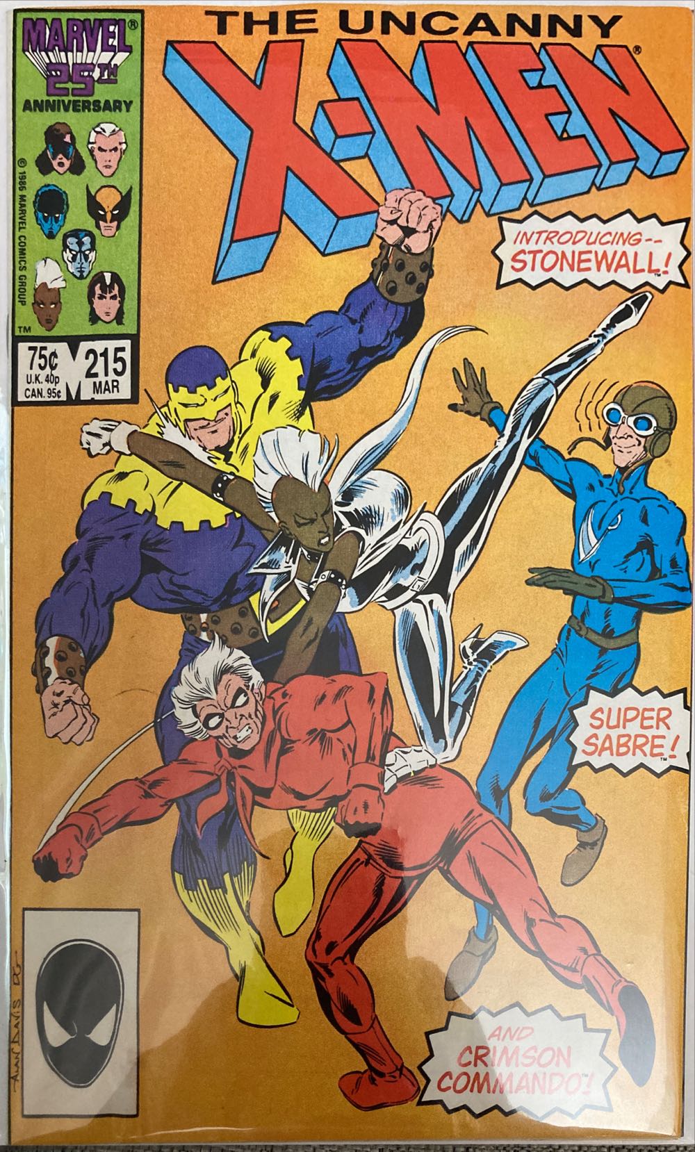 Uncanny X-Men - Marvel (215 - Mar 1987) comic book collectible [Barcode 071486024613] - Main Image 3