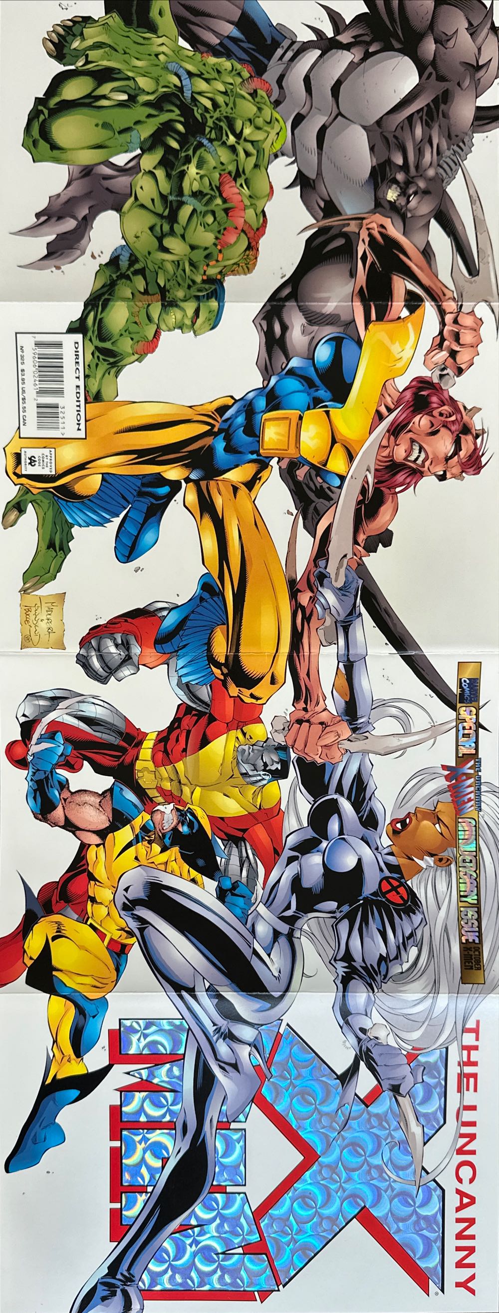 The Uncanny X-Men - Marvel (325 - Oct 1995) comic book collectible [Barcode 75960602461232511] - Main Image 3