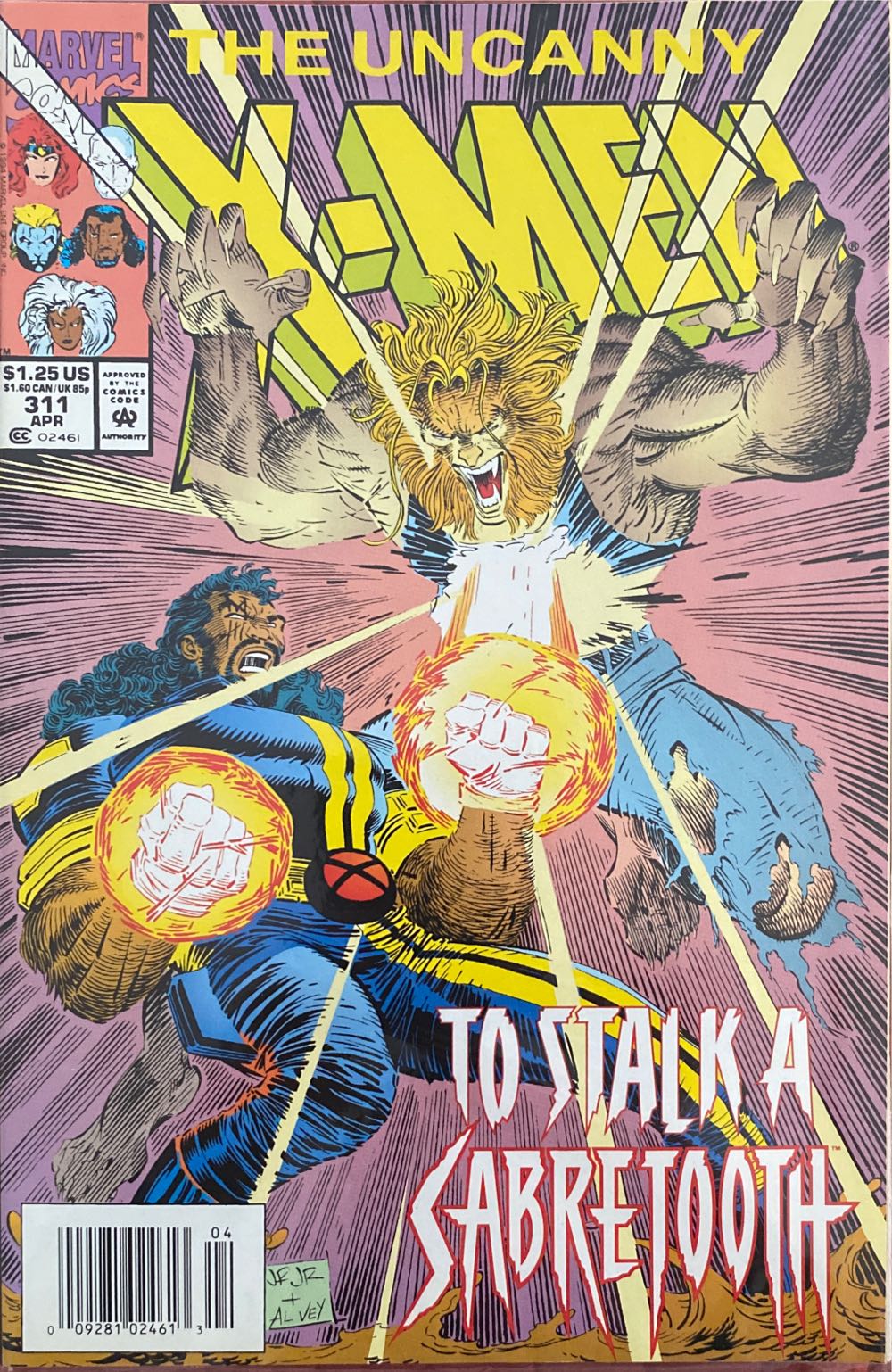 Uncanny X-Men, The - Marvel Comics (311 - Apr 1994) comic book collectible [Barcode 00928102461304] - Main Image 2