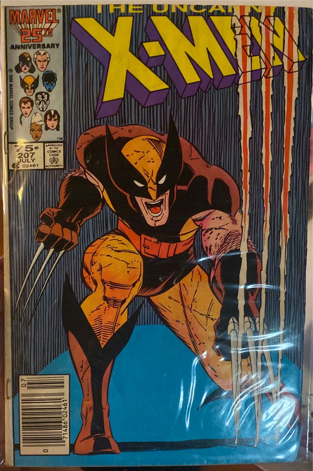Uncanny X-Men - Marvel (207 - Jul 1986) comic book collectible [Barcode 071486024613] - Main Image 3