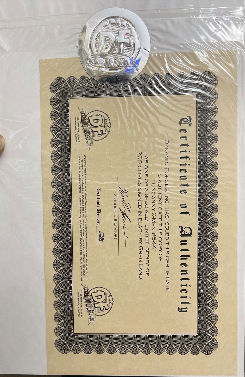 Uncanny X-Men #544 - Marvel Comics (544 - 12/2011) comic book collectible [Barcode 75960602461254411] - Main Image 2