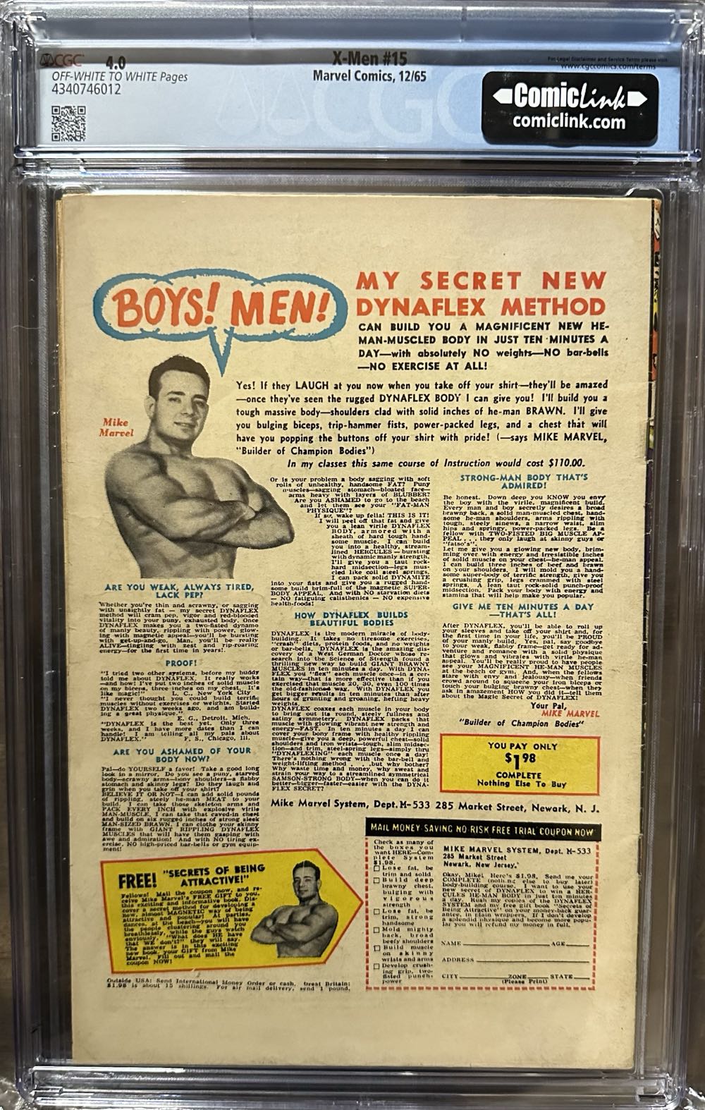 The Uncanny X-Men - Marvel Comics (15 - Dec 1965) comic book collectible - Main Image 3