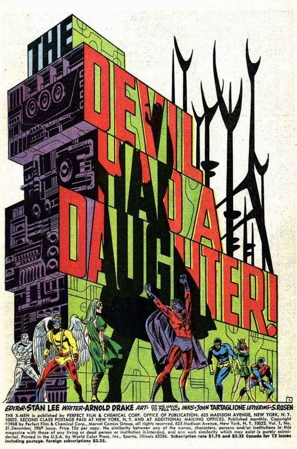 The Uncanny X-Men - Marvel Comics (51 - Dec 1968) comic book collectible - Main Image 3