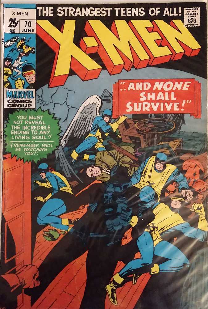 The Uncanny X-Men - Marvel Comics (70 - Jun 1971) comic book collectible - Main Image 2