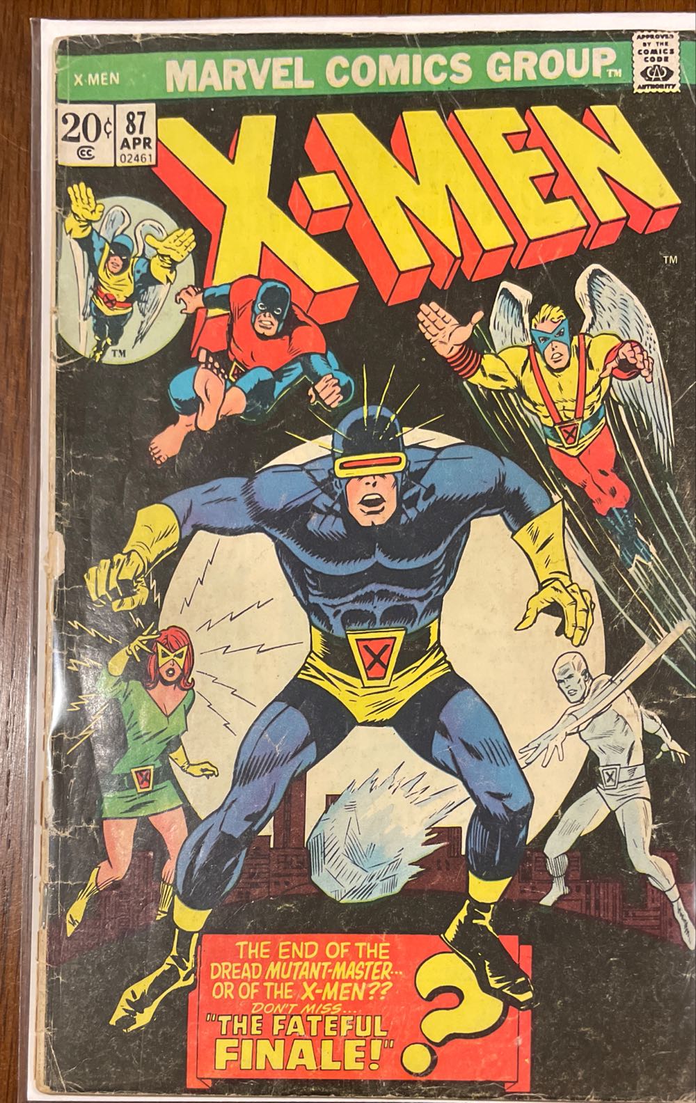 Uncanny X-Men 87 - Marvel Comics (87 - Apr 1974) comic book collectible - Main Image 2