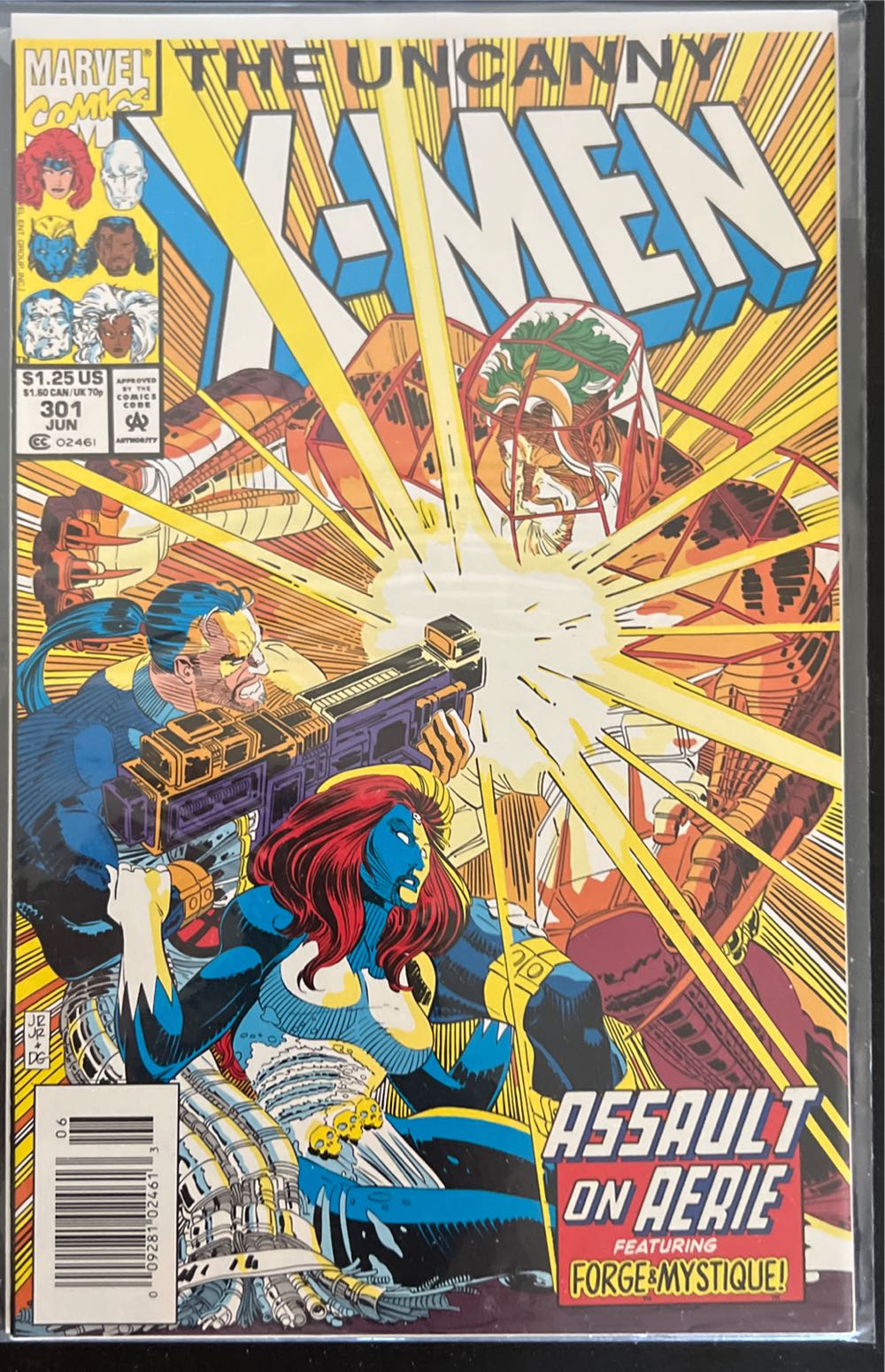 The Uncanny X-Men (1981) - Marvel Comics (301 - 06/1993) comic book collectible [Barcode 00928102461306] - Main Image 3