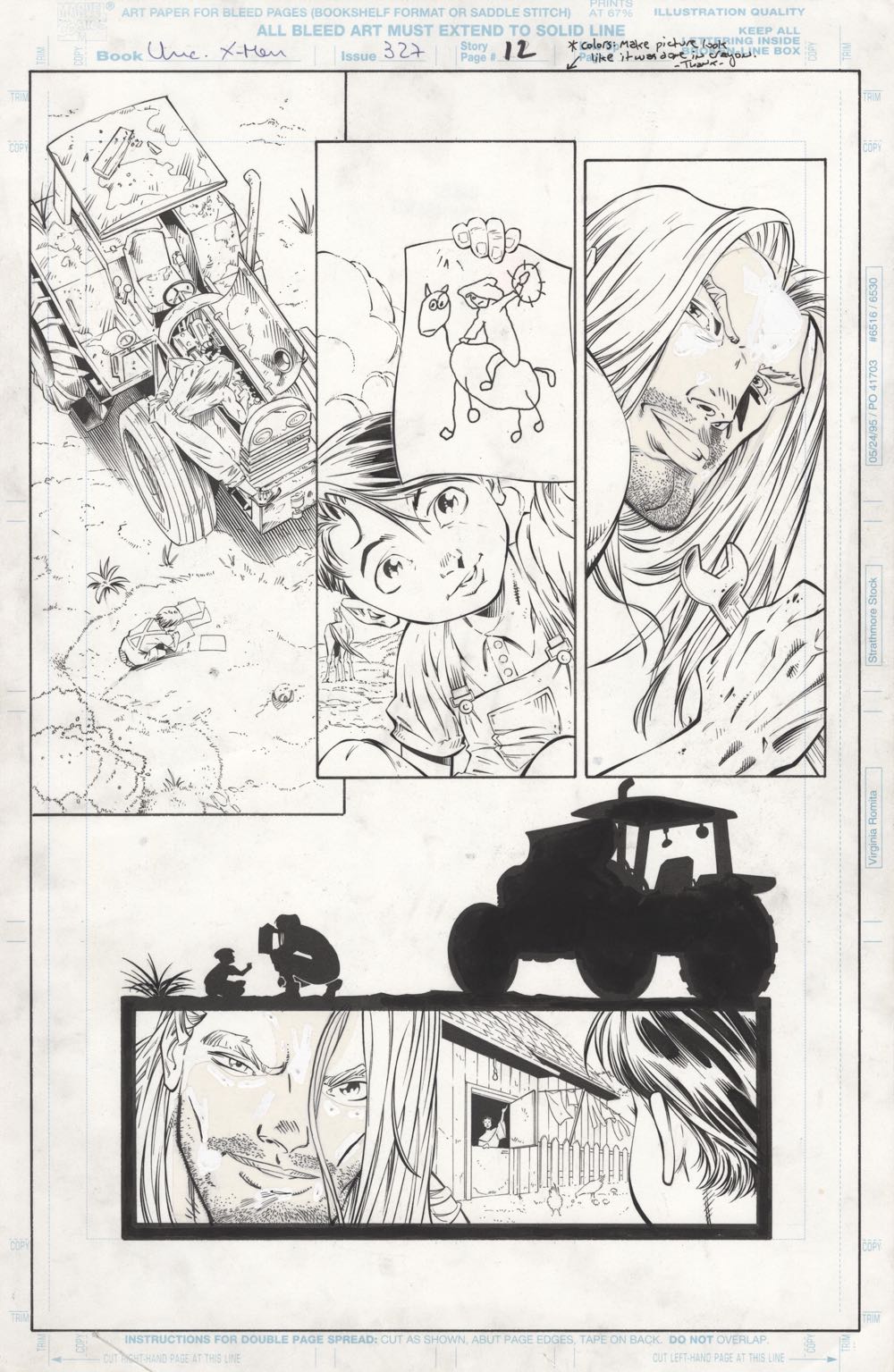 Uncanny X-Men - Marvel Comics (327 - 12/1995) comic book collectible [Barcode 000000000] - Main Image 4