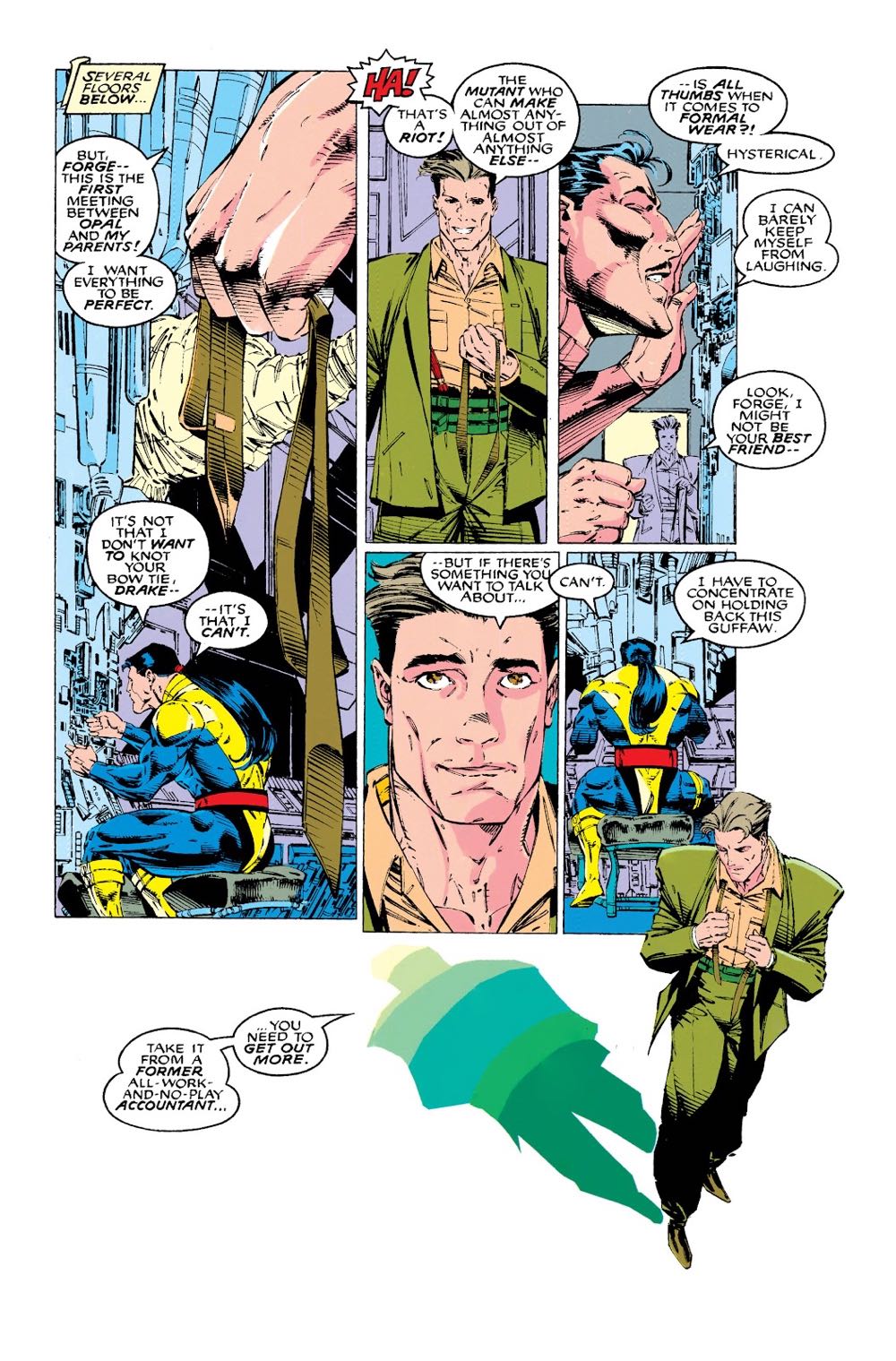 Uncanny X-Men #289 - Marvel (289 - Jun 1992) comic book collectible [Barcode 000000000] - Main Image 3