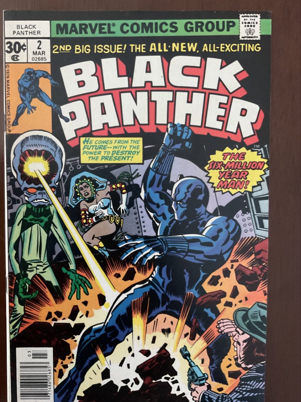 Black Panther - Marvel Comics Group (2 - 03/1977) comic book collectible [Barcode 9780785122357] - Main Image 2
