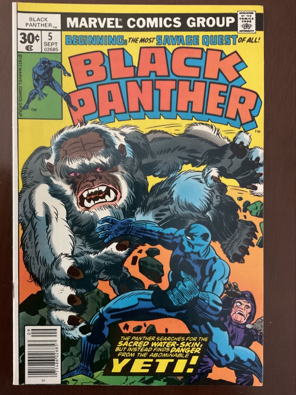 Black Panther - Marvel Comics Group (5 - Sep 1977) comic book collectible [Barcode 9780785122357] - Main Image 2