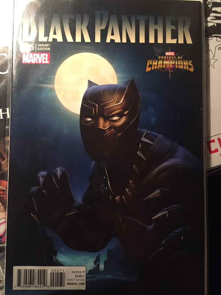 Black Panther - Marvel (5 - Oct 2016) comic book collectible [Barcode 75960608421000571] - Main Image 1