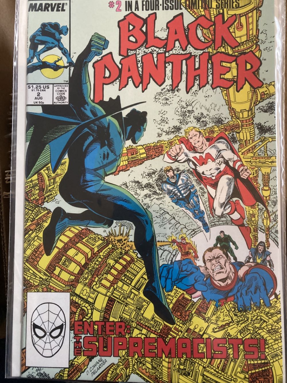 Black Panther V2 2 - Marvel Comics (2 - Aug 1988) comic book collectible [Barcode 07148602939708] - Main Image 2