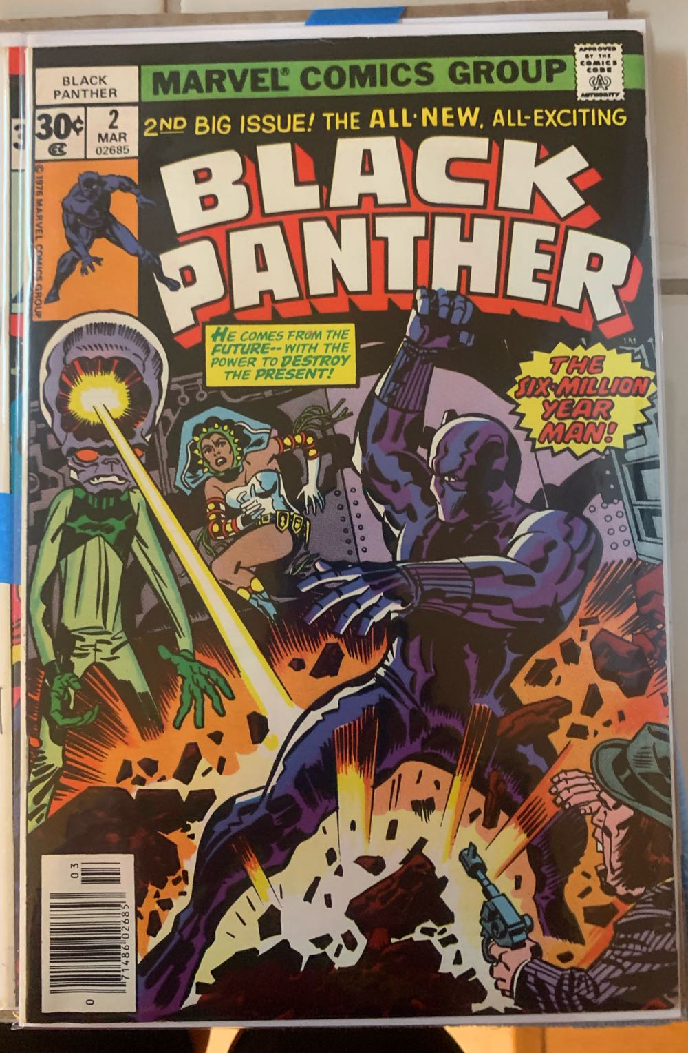 Black Panther - Marvel Comics (2 - Mar 1977) comic book collectible [Barcode 07148602685303] - Main Image 2
