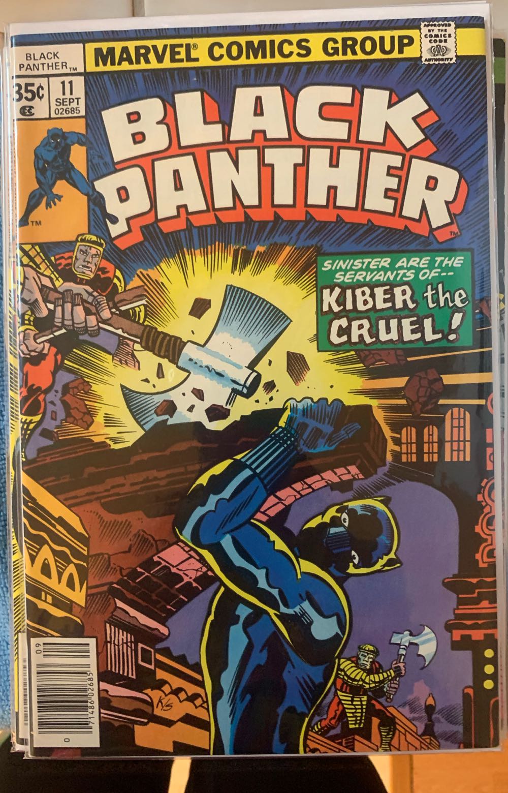Black Panther (Vol. 1) - Marvel Comics Group (11 - Sep 1978) comic book collectible [Barcode 071486026853] - Main Image 2