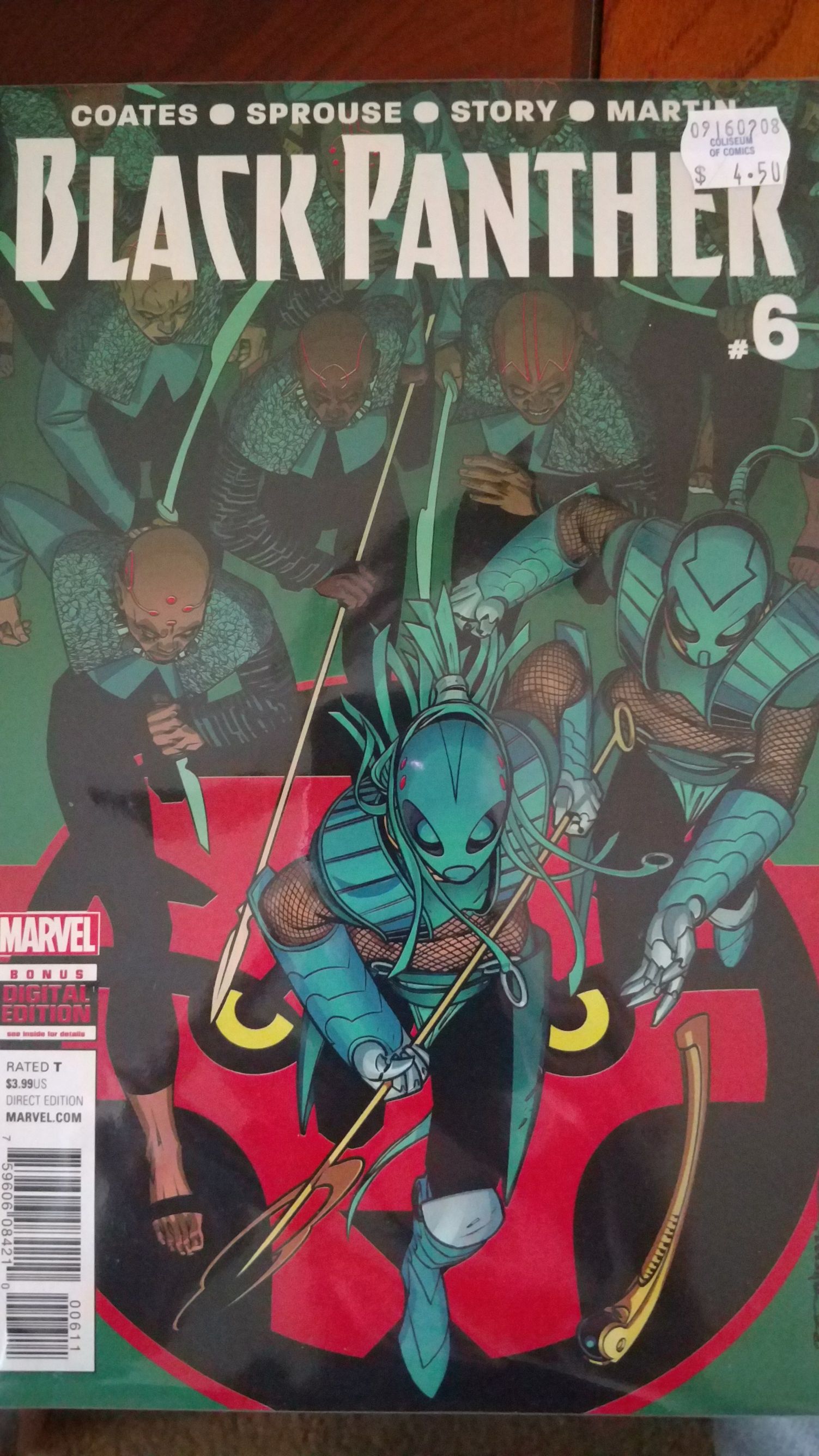 Black Panther  (6) comic book collectible [Barcode 759606038763] - Main Image 1
