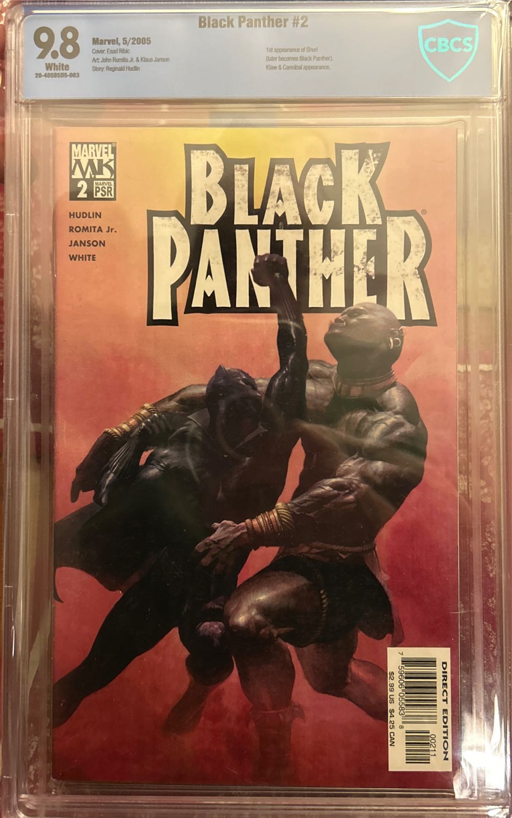 Black Panther - Marvel  Comics (2 - May 2005) comic book collectible [Barcode 759606038763] - Main Image 2