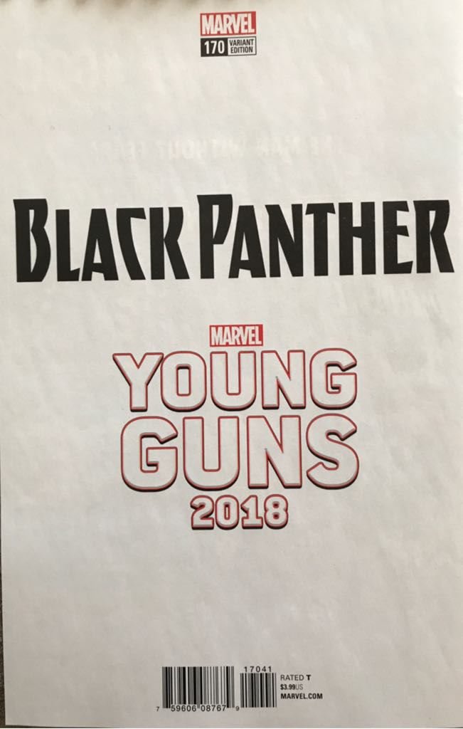 Black Panther - Marvel Comics (170 - Apr 2018) comic book collectible [Barcode 75960608767917041] - Main Image 2