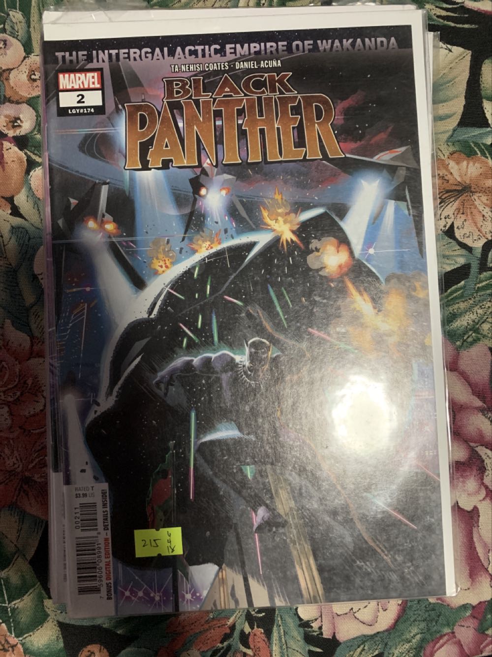 Black Panther V7 - Marvel (2 - Jun 2018) comic book collectible [Barcode 75960608991800211] - Main Image 2