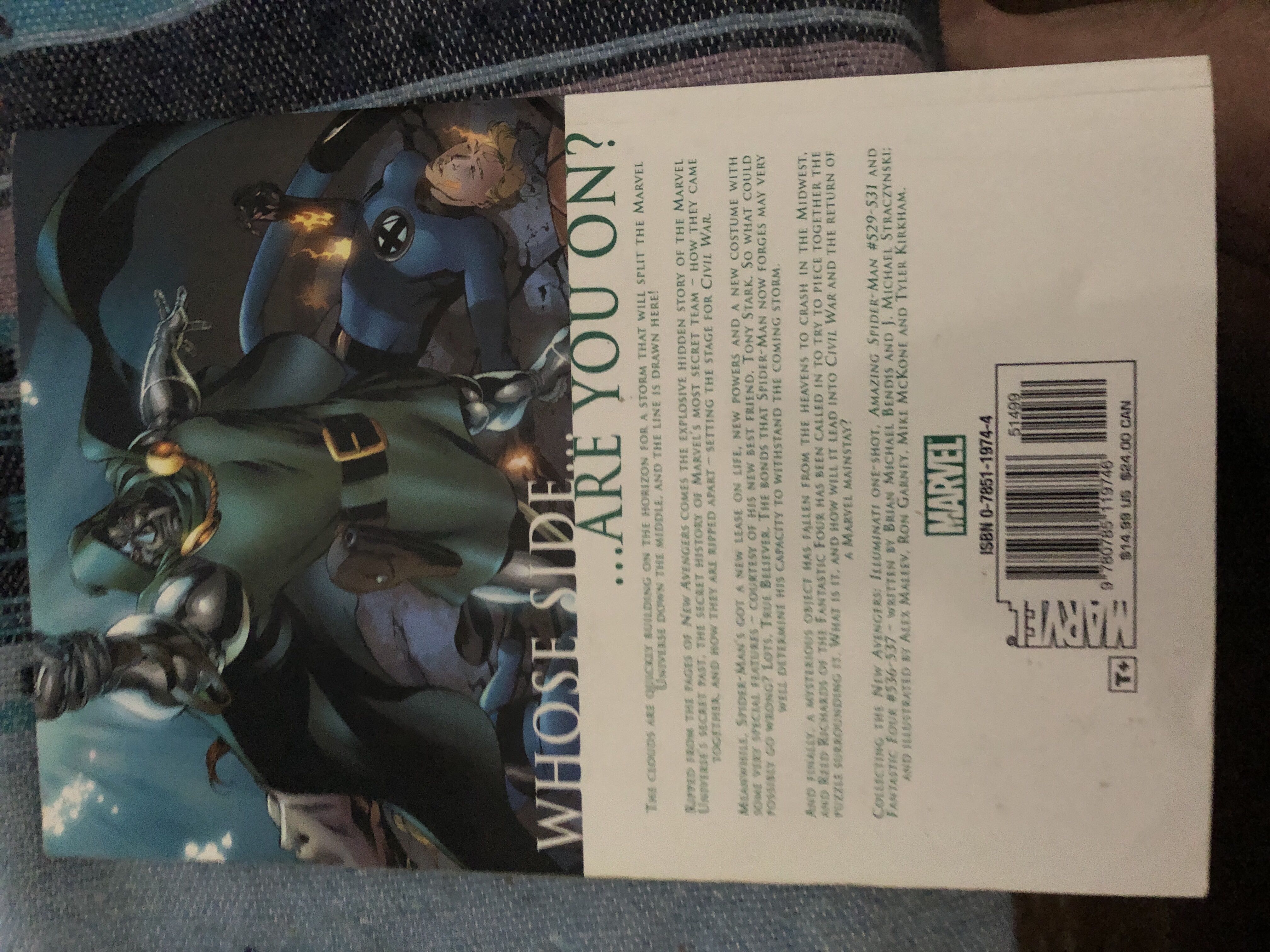 Civil War: The Road to Civil War - Marvel Comics (529-531;536-537 - Feb 2007) comic book collectible [Barcode 978078511974651499] - Main Image 2