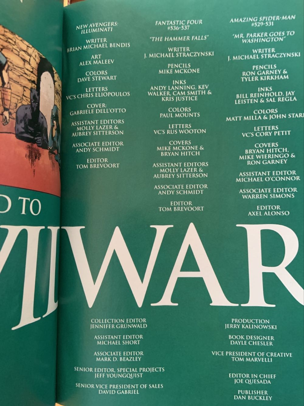 Civil War: The Road to Civil War - Marvel Comics (529-531;536-537 - Feb 2007) comic book collectible [Barcode 978078511974651499] - Main Image 4