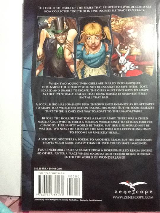 Tales From Wonderland - Zenescope (1) comic book collectible [Barcode 9780981755038] - Main Image 2