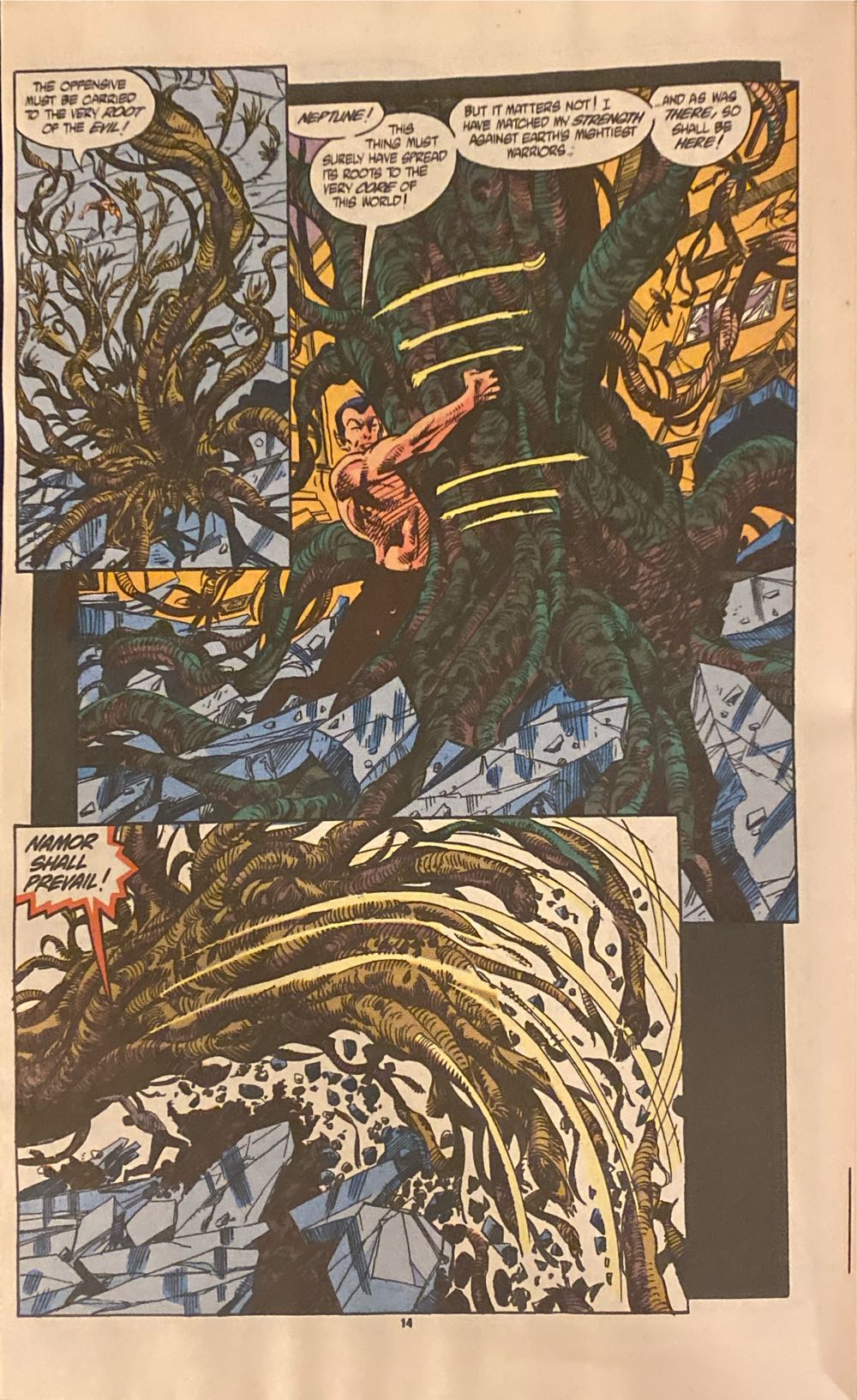 Namor, the Sub-Mariner Vol 1 - Marvel Comics (22 - Jan 1992) comic book collectible [Barcode 071486013259] - Main Image 3