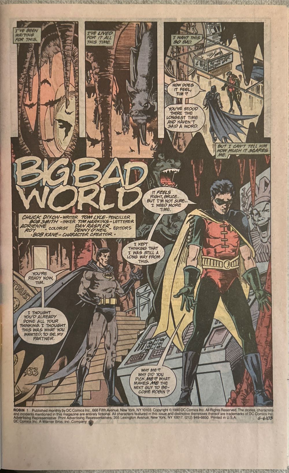 Robin - DC (1 - Jan 1991) comic book collectible [Barcode 070989312500] - Main Image 3