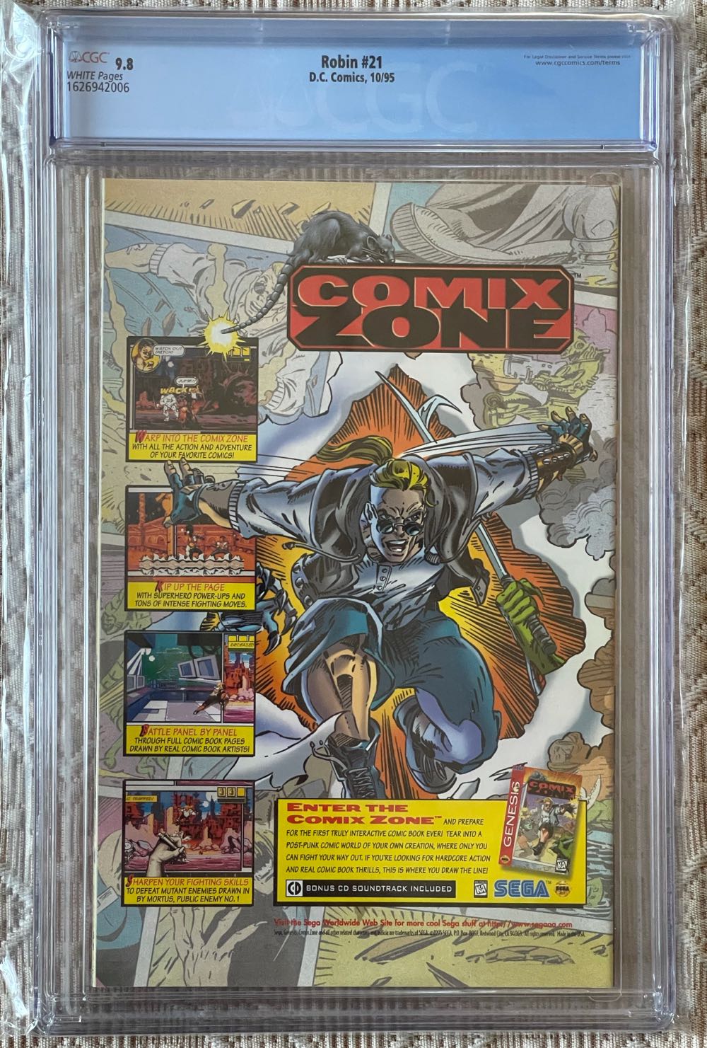 Robin (1993) - DC (Detective Comics) (21 - Oct 1995) comic book collectible [Barcode 761941200439] - Main Image 2