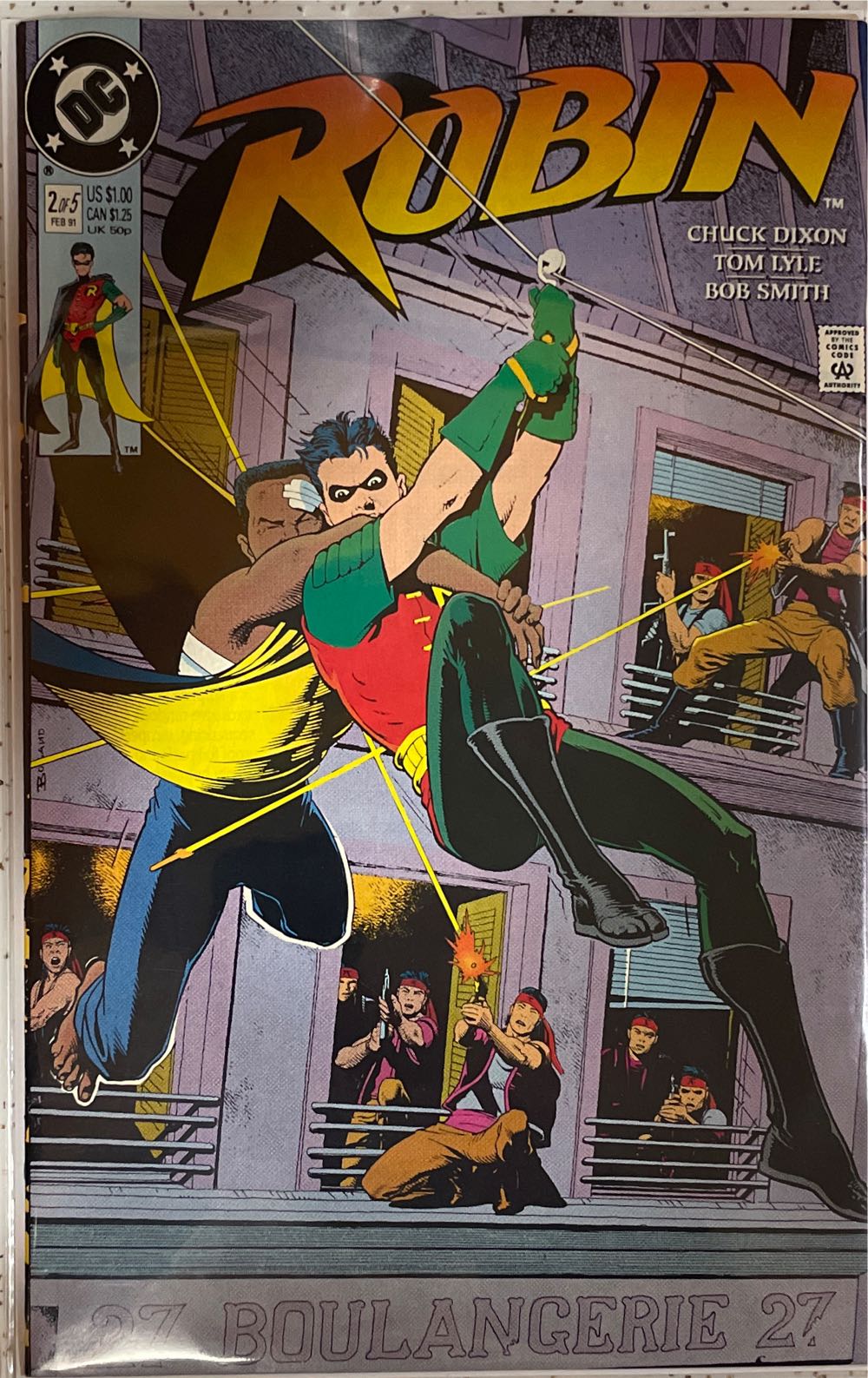 Robin - DC Comics (2 - Feb 1991) comic book collectible [Barcode 070989312500] - Main Image 3
