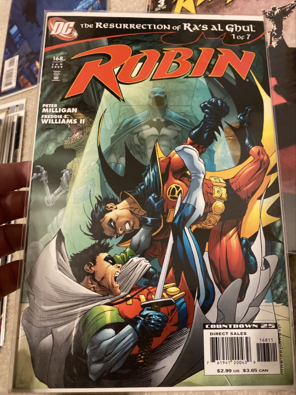 Robin - DC (168 - Jan 2008) comic book collectible [Barcode 76194120043916811] - Main Image 2