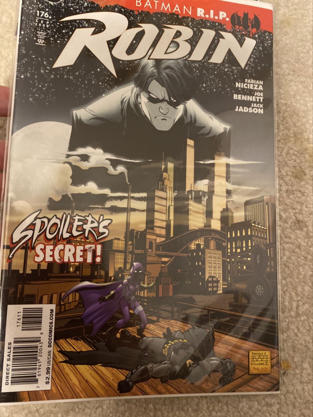 Robin - DC Comics (176 - Sep 2008) comic book collectible [Barcode 76194120043917611] - Main Image 2