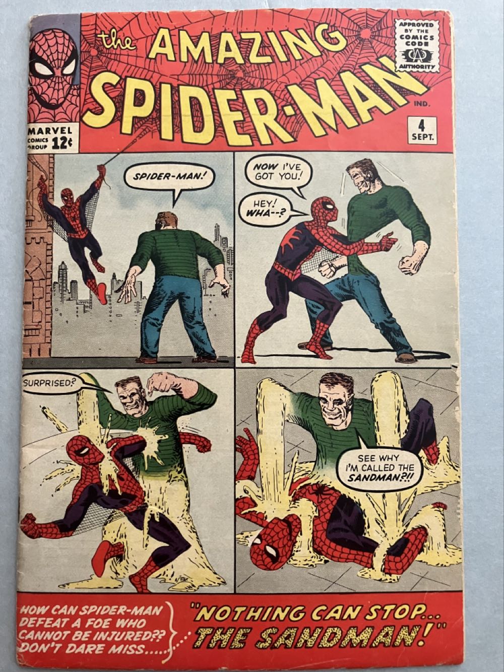 The Amazing Spider-man - Marvel (4 - Sep 1963) comic book collectible [Barcode 759606068142] - Main Image 3