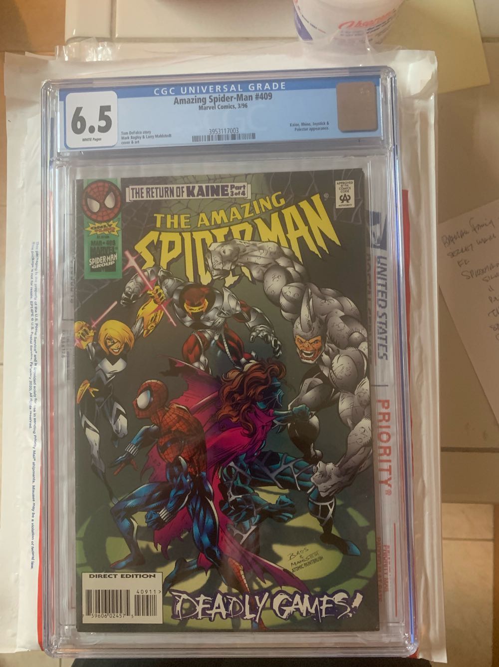 The Amazing Spider-man - Marvel Comics Group (409 - Mar 1996) comic book collectible [Barcode 759606068142] - Main Image 3