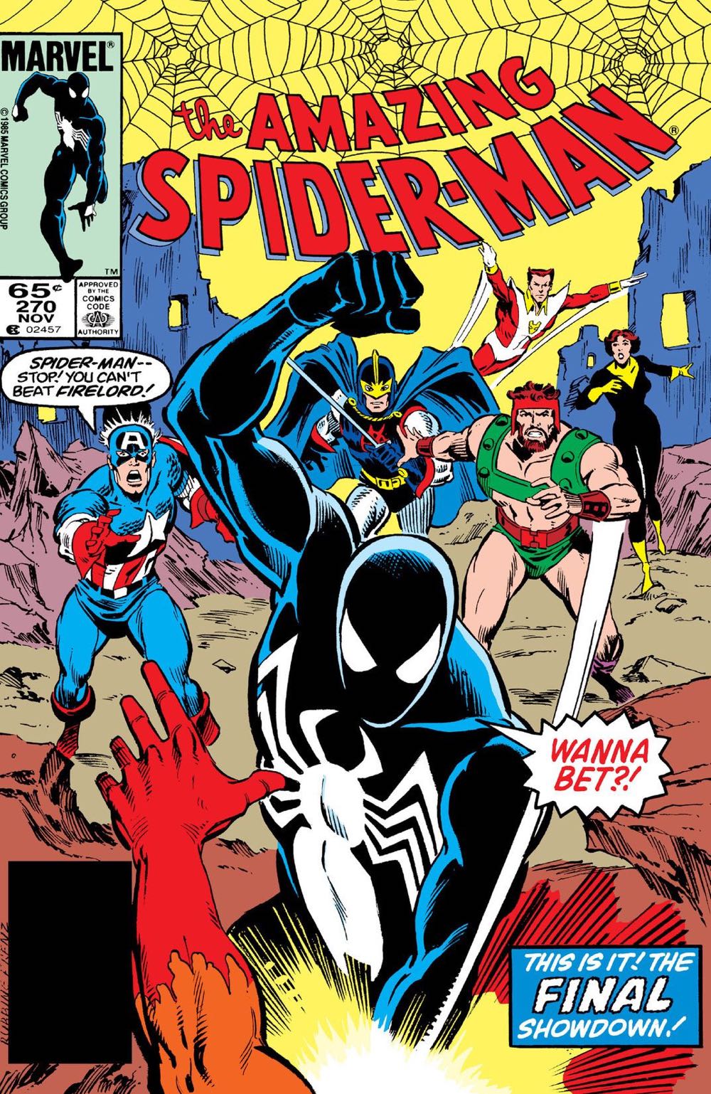 The Amazing Spider-man - Marvel (270 - Oct 1985) comic book collectible [Barcode 759606068142] - Main Image 2