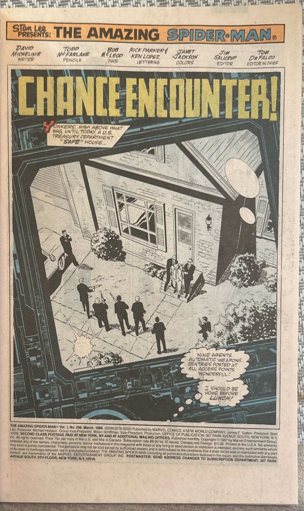 Amazing Spider-Man - Marvel Comics (298 - Mar 1988) comic book collectible [Barcode 759606068142] - Main Image 3