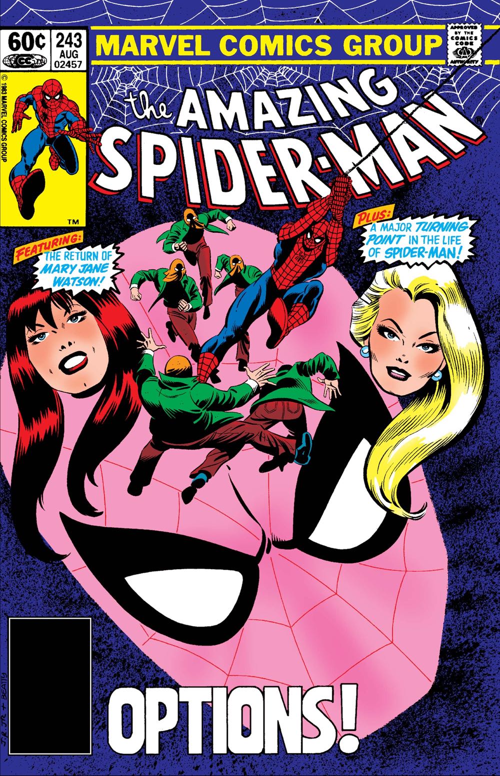 The Amazing Spider-Man, Vol. 1 - Marvel (243 - Aug 1983) comic book collectible [Barcode 759606068142] - Main Image 4