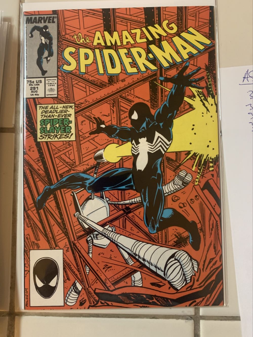 The Amazing Spider-man - Marvel (291 - Aug 1987) comic book collectible [Barcode 759606068142] - Main Image 3