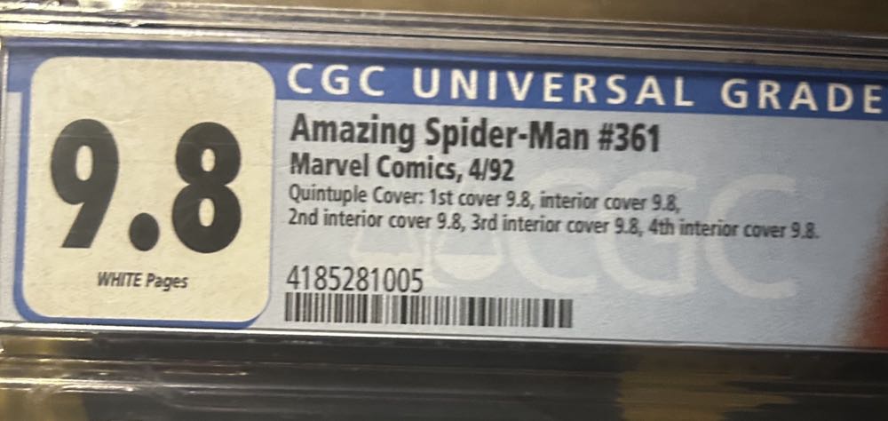 The Amazing Spider-man - Marvel Comics Group (361 - Apr 1992) comic book collectible [Barcode 759606068142] - Main Image 3