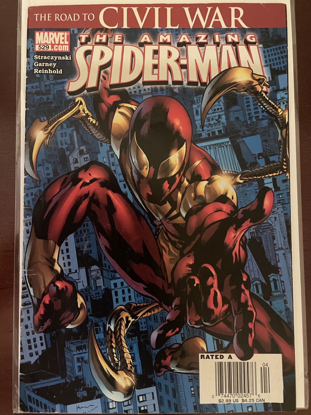The Amazing Spider-Man (1998) - Marvel Comics (529 - Apr 2006) comic book collectible [Barcode 759606068142] - Main Image 2